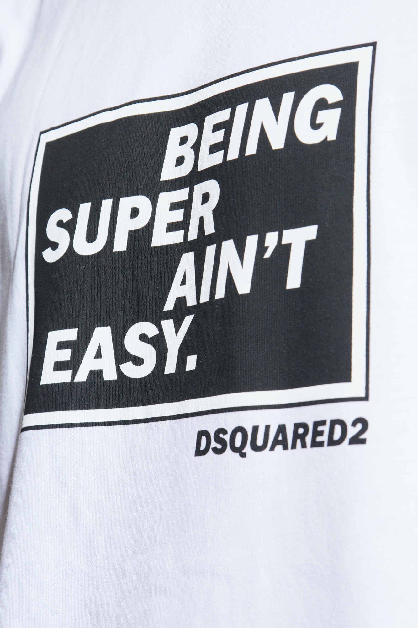 White T-shirt with logo Dsquared2 - Vitkac Australia